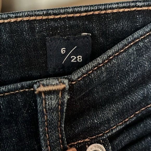 Brand New Lucky Brand Sweet Boot Relaxed Weekend Dark Wash Bootcut Denim Jeans - Picture 7 of 14